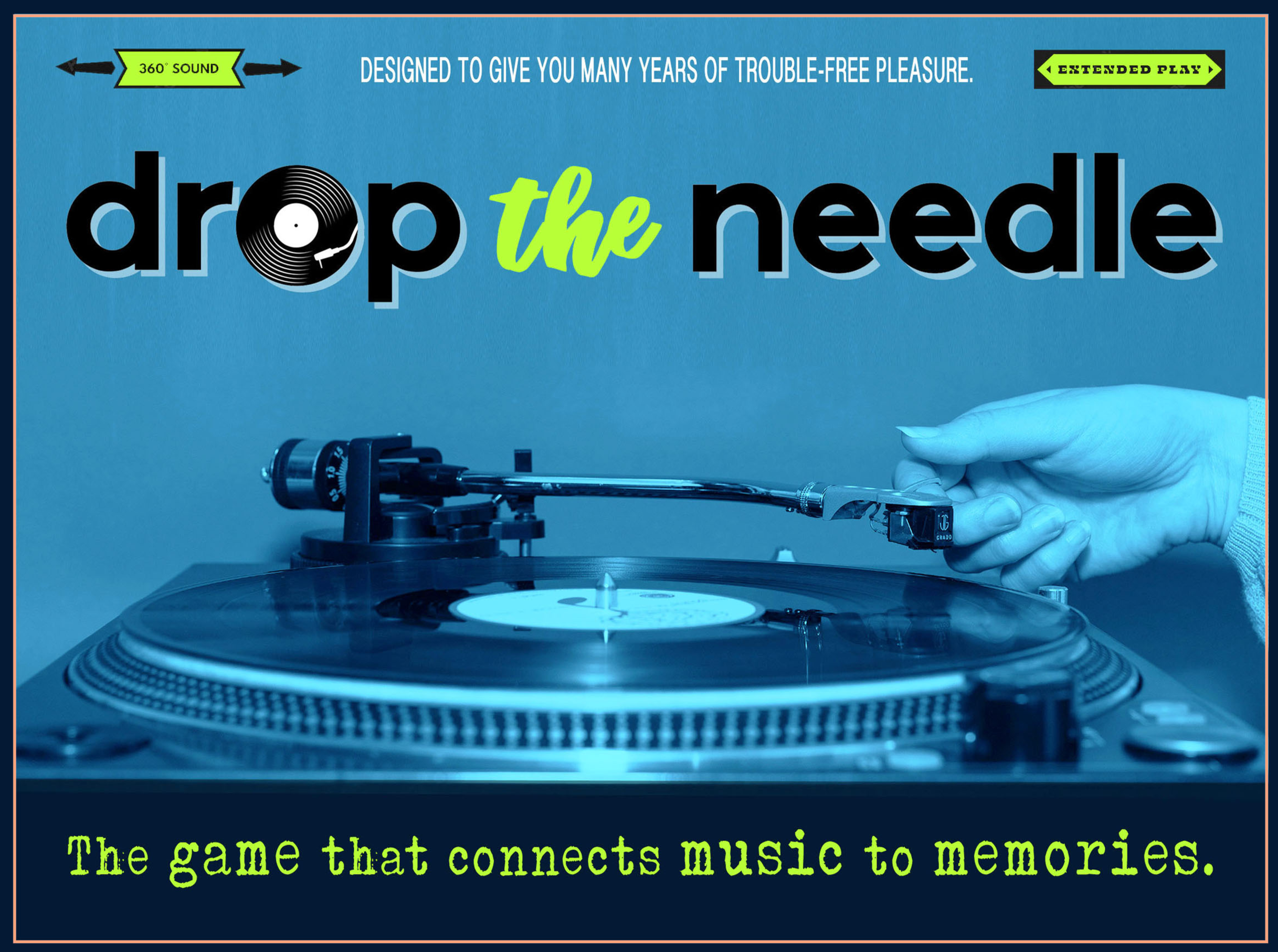 Drop the Needle game box